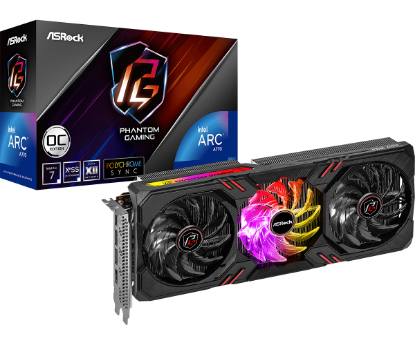 Obrázek ASRock Intel Arc A770 Phantom Gaming 16GB GDDR6 OC, Xe Super Sampling