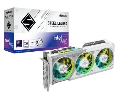 Obrázek ASRock Intel Arc B580 Steel Legend 12GB OC, 7680 × 4320, Matrix eXtentions