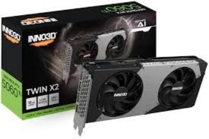 Obrázek INNO3D NVIDIA RTX 5060 Ti 16GB TWIN X2, DLSS 4, GPU Boost, G-SYNC