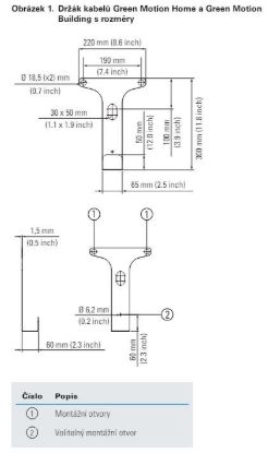 Obrázek Eaton Držák kabelu pro nabíjecí stanice GMB nebo GMH