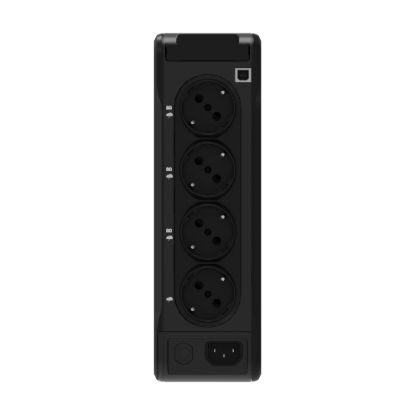 Obrázek Eaton 3P Ellipse UPS DIN, 700 VA, 420 W, Vstup: C14, Výstupy: (3) Typ E, (1) Pouze přepěťová ochrana Typ E, Tower