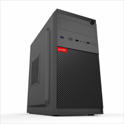 Obrázek 1stCOOL skříň STEP 5, micro tower, AU, USB 3.0, USB-C, bez zdroje, černá