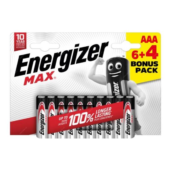 Obrázek Energizer LR03/10 Max AAA 6+4 zdarma