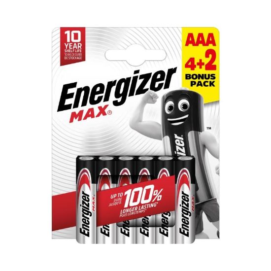 Obrázek Energizer LR03/6 Max AAA 6 pack