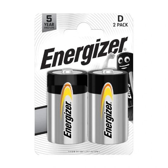 Obrázek Energizer LR20/2 Everyday D Velký monočlánek 2pack Alkalické