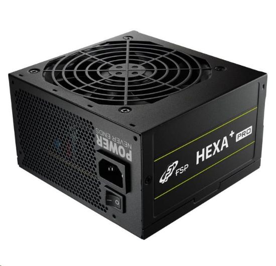 Obrázek BAZAR - Fortron zdroj 600W HEXA+ PRO 600, 80+, 230V, +12V Single-Rail, DC/DC, Dual CPU connector, 12cm - Po opravě