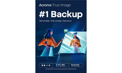 Obrázek Acronis True Image Essentials Subscription 1 Computer - 1 year subscription ESD