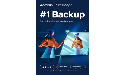 Obrázek Acronis True Image Essentials Subscription 5 Computers - 1 year subscription ESD