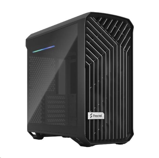 Obrázek FRACTAL DESIGN skříň Torrent Compact Black TG Dark Tint, USB 3.1 Type-C, 2x USB 3.0, bez zdroje, E-ATX