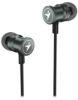 Obrázek GENIUS sluchátka HS- M316 METALLIC IRON GREY, 4pin 3, 5 mm jack, kovově šedá