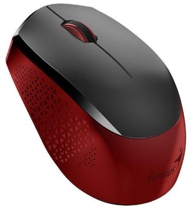 Obrázek GENIUS myš NX- 8000S/ 1600 dpi/ bezdrátová/ tichá/ černočervená