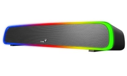 Obrázek GENIUS reproduktory USB SoundBar 200BT/ Bluetooth/ 3, 5" jack/ 4W/ RGB/ černá