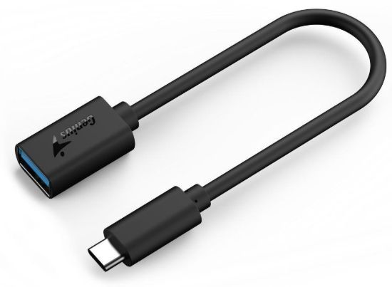 Obrázek GENIUS ACC-C2AC redukce USB-C na USB-A, černá