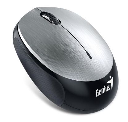 Obrázek GENIUS myš NX- 9000BT/ Bluetooth 4.0/ 1200 dpi/ bezdrátová/ dobíjecí baterie/ stříbrná