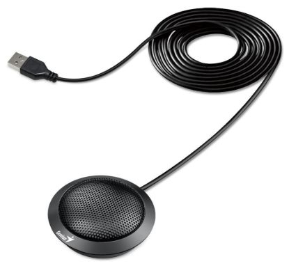 Obrázek GENIUS mikrofon MIC- 100U, stolní, drátový, USB, černá