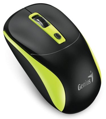 Obrázek GENIUS myš NX- 7123/ 1200 dpi/ bezdrátová/ Copilot/ černo- zelená