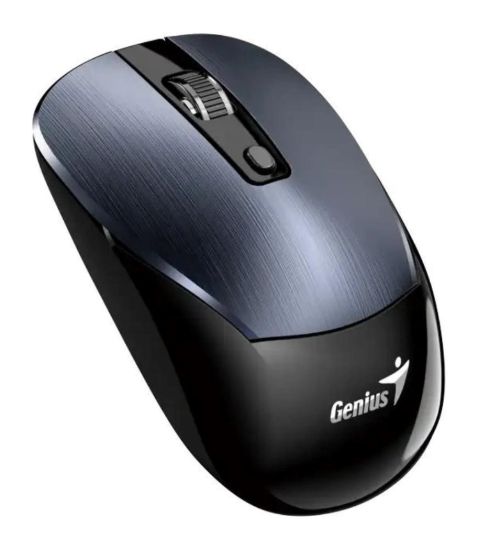 Obrázek GENIUS myš NX-7125 Iron Grey/ 1200 dpi/ bezdrátová/ Copilot/ kovově šedá