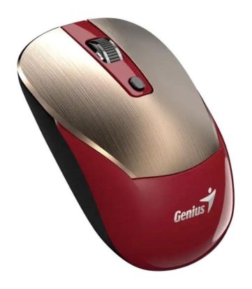 Obrázek GENIUS myš NX- 7125 GoldRed/ 1200 dpi/ bezdrátová/ Copilot/ červeno- zlatá