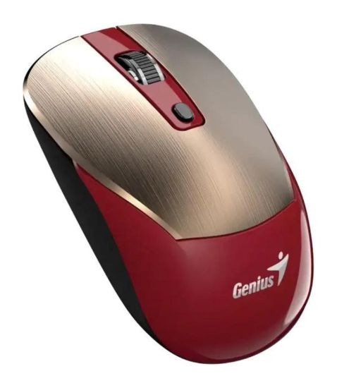 Obrázek GENIUS myš NX-7125 GoldRed/ 1200 dpi/ bezdrátová/ Copilot/ červeno-zlatá