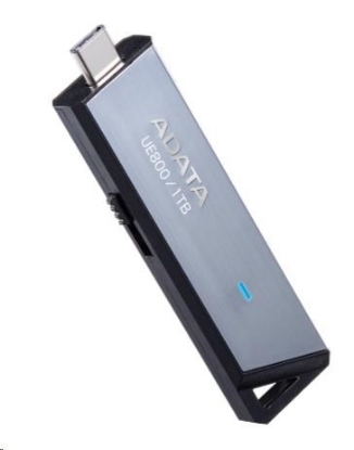 Obrázek ADATA Flash Disk 1TB UE800, USB 3.2 USB-C, Elite drive, šedá