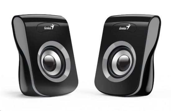 Obrázek GENIUS repro SP-Q180 Iron Gray, 2.0, 6W, USB napájení, 3,5" jack, černo-šedé