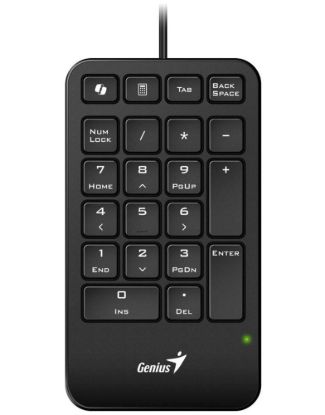 Obrázek GENIUS Numerická klávesnice NumPad 125, Drátová USB-C, černá