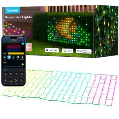 Obrázek Govee RGBIC venkovní světelná síť - 1, 2 x 1, 2m Matter