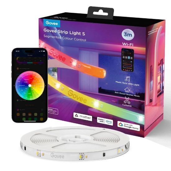 Obrázek Govee WiFi RGBICW Smart PRO LED pásek 3m Matter - extra odolný