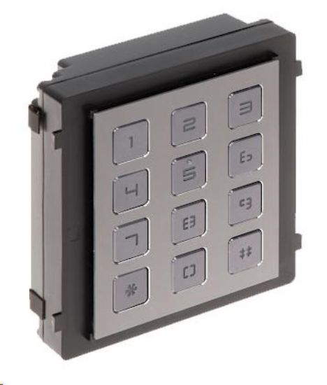 Obrázek HIKVISION DS-KD-KP, Modul interkomu s kódovou klávesnicí