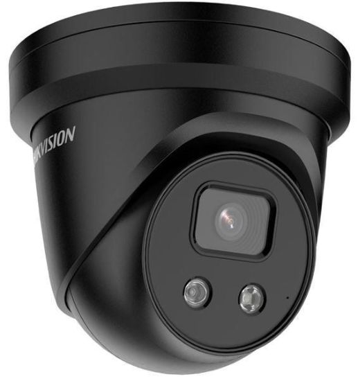 Obrázek HIKVISION DS-2CD2346G2-IU(BLACK)(2.8mm)(C) 4MPix IP Turret AcuSense kamera; IR 30m, IP67, mikrofon, černá