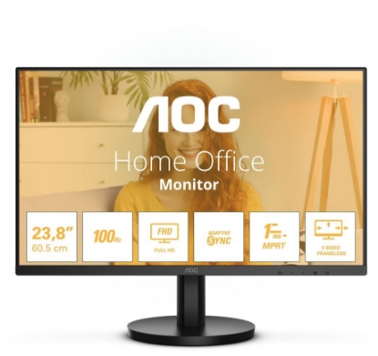 Obrázek AOC MT VA LCD WLED 23,8" 24B3HMA2 - VA panel, 100Hz, 1920x1080, D-Sub, HDMI, repro