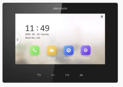 Obrázek HIKVISION DS- KH6220- LE1, 7" IP bytový nedotykový monitor; PoE