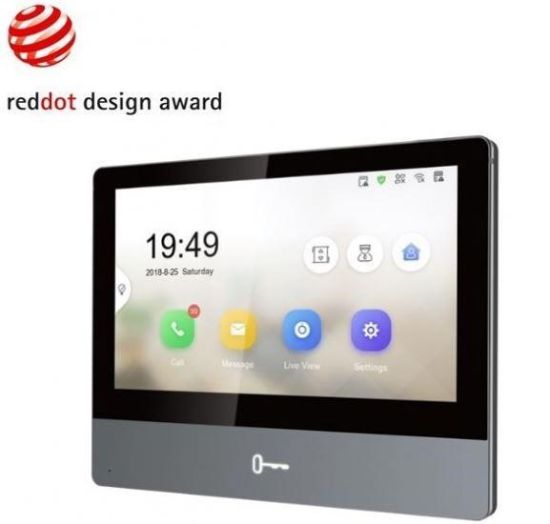 Obrázek HIKVISION DS-KH8350-TE1, 7" IP bytový dotykový monitor; PoE