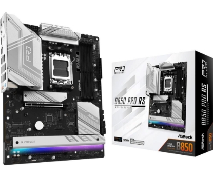 Obrázek ASRock MB Sc AM5 B850 Pro RS, AMD B850, 4xDDR5, 1xUSB-C, 1xHDMI, ATX