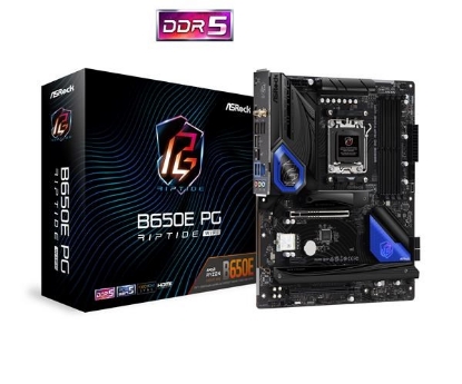 Obrázek BAZAR - ASRock MB Sc AM5 B650E PG Riptide WIFI, AMD B650, 4xDDR5, 1xHDMI, WI-FI - Po opravě (Komplet)