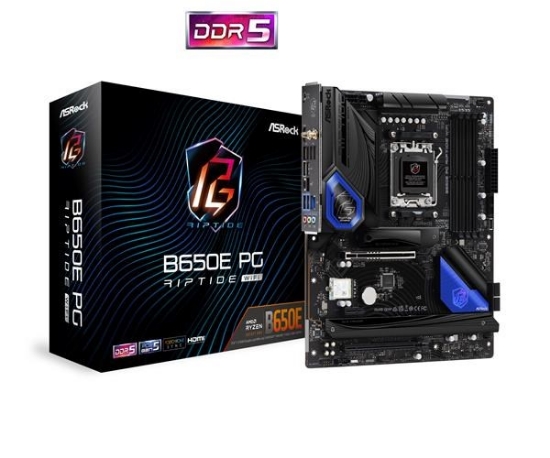Obrázek BAZAR - ASRock MB Sc AM5 B650E PG Riptide WIFI, AMD B650, 4xDDR5, 1xHDMI, WI-FI - Po opravě (Komplet)
