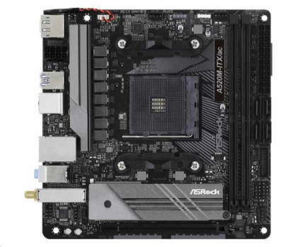 Obrázek ASRock MB Sc AM4 A520M-ITX/AC, AMD A520, 2xDDR4, HDMI, DP