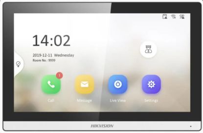 Obrázek HIKVISION DS- KH6350- WTE1/ EUROPE BV, 7" IP bytový dotykový monitor; PoE; Wi- Fi