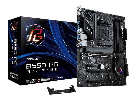 Obrázek ASRock MB Sc AM4 B550 PG Riptide, AMD B550, 4xDDR4, 1xHDMI