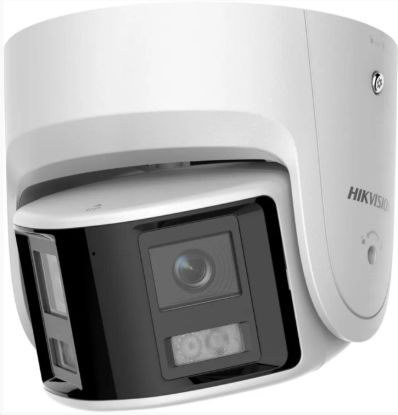 Obrázek HIKVISION DS- 2CD2347G2P- LSU/ SL(2.8MM)(C), 4MPix IP Turret ColorVu AcuSense panoramatická kamera; LED 30m, WDR 130dB, Aud