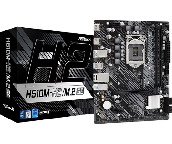 Obrázek ASRock MB Sc LGA1200 H510M-H2/M.2 SE, Intel H470, 2xDDR4, 2xHDMI, mATX