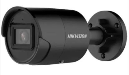 Obrázek Hikvision DS-2CD2046G2-IU(2.8mm)(C)(BLACK),4MPix IP Bullet AcuSense kamera; IR 40m, mikrofon, černá