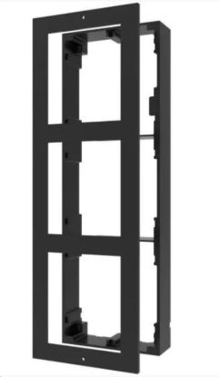 Obrázek Hikvision DS-KD-ACW3/Black, 3-rámeček interkomu pro povrchovou montáž; černý