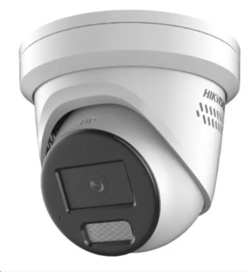 Obrázek Hikvision DS-2CD3346G2-ISU/SL(2.8mm)(H)(eF), 4MPix IP AcuSense Turret kamera; IR 40m, Audio, Mikrofon, Alarm, Blikač, I