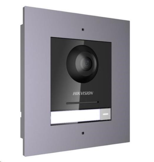 Obrázek Hikvision DS-KD8003-IME1(B)/Flush, IP zápustný dveřní interkom 1-tlačítkový