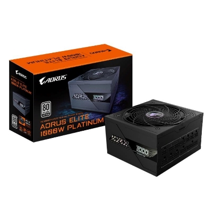 Obrázek GIGABYTE zdroj AE1000PM PG5, 1000W, 80+ Platinum, 120mm fan, černá