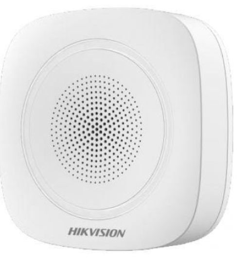 Obrázek HIKVISION DS-PS1-I-WE(RED Indicator), AX PRO Bezdrátová vnitřní siréna (červená)