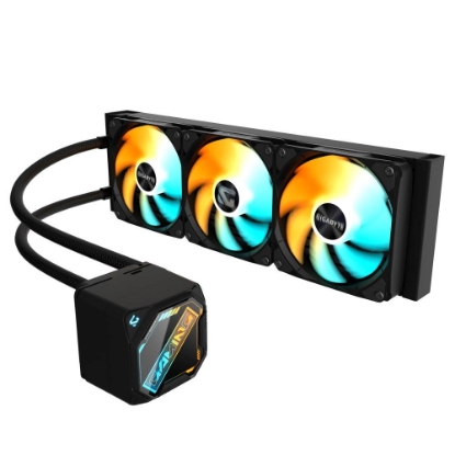 Obrázek GIGABYTE Vodní chladič GAMING 360, 3x120mm, ARGB, LGA1851, AM5, černá
