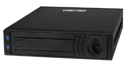 Obrázek CHIEFTEC ATM-1322S-RD 1x 3,5" bay for 2x 2,5" HDD/SDD, RAID converter, SATA Backplane