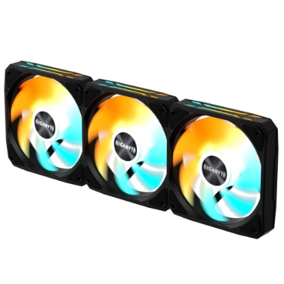 Obrázek GIGABYTE ventilátor EZ CHAIN FAN 3-PACK, 3x120mm, černá